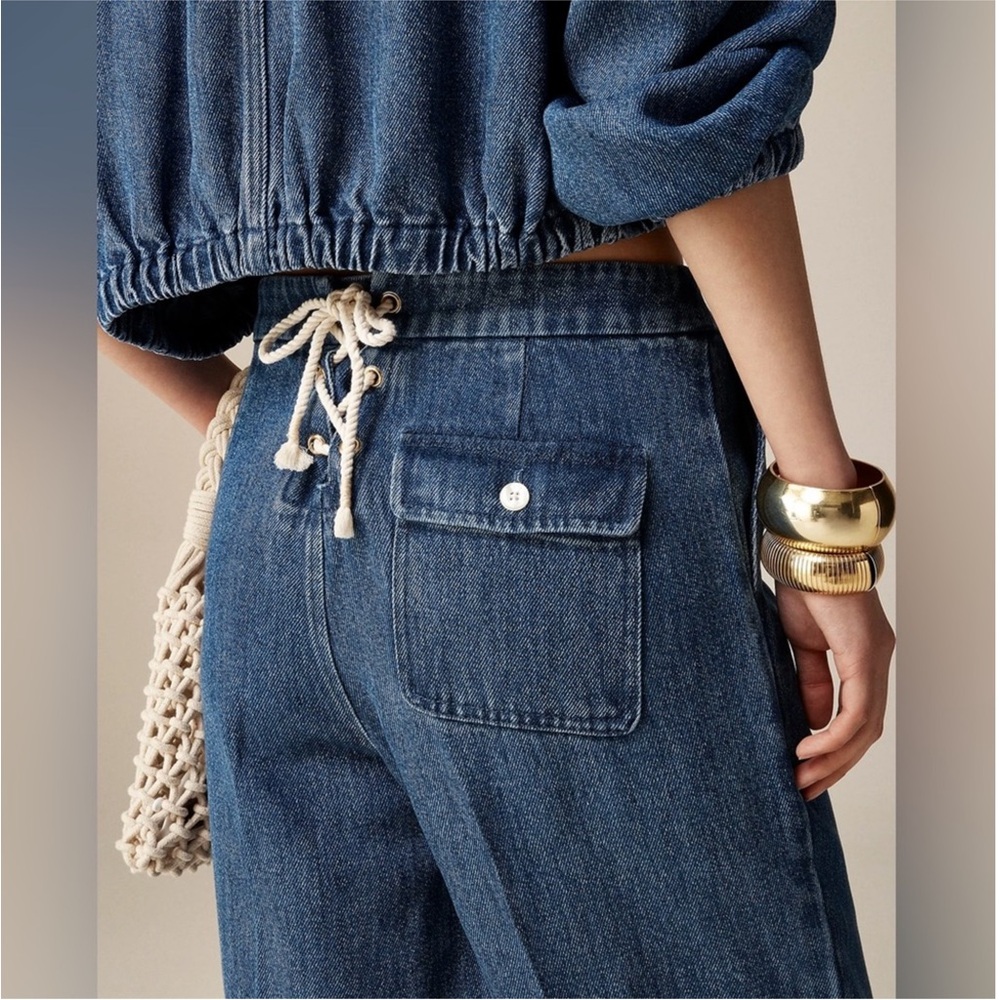 J. Crew Blue Flare & Wide Leg Jeans